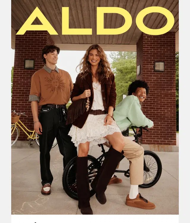 Aldo email design