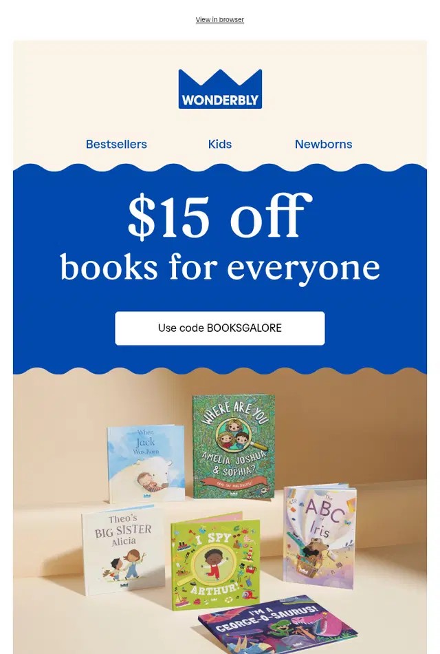 Wonderbly email design